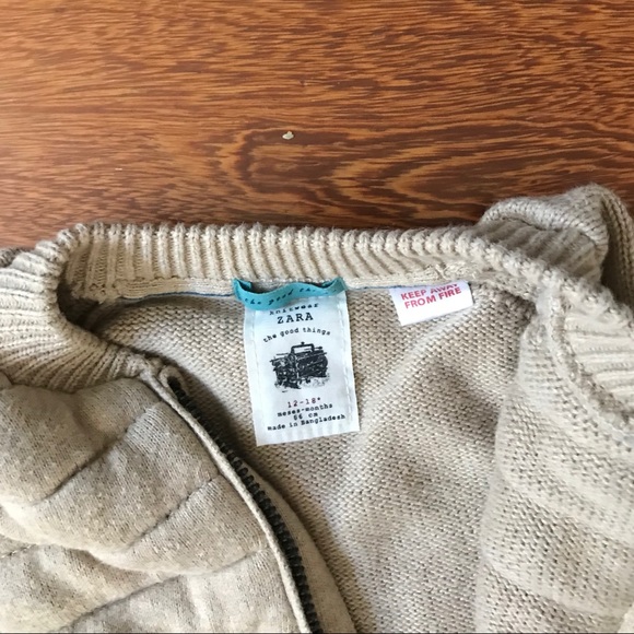Zara Kids Zip Sweater - Picture 2 of 2